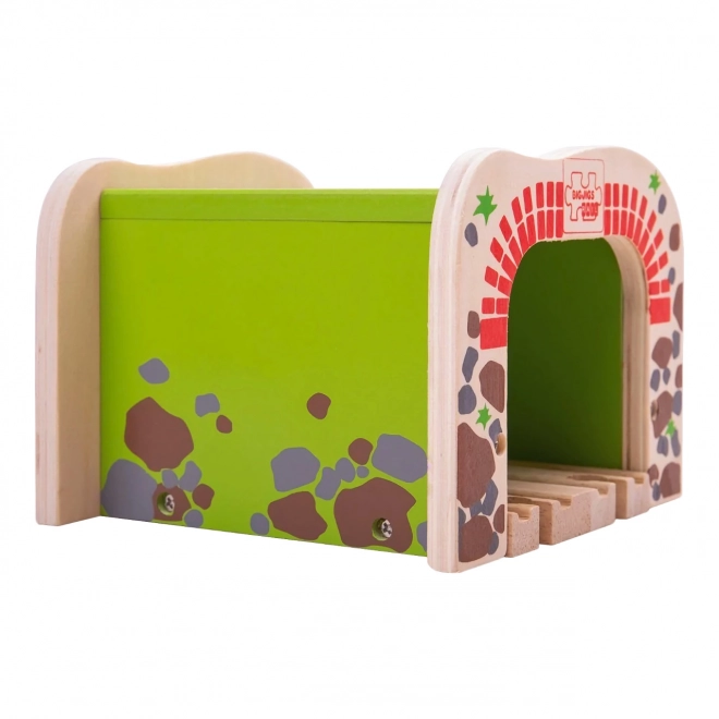 Bigjigs Rail Dubbele Spoortunnel
