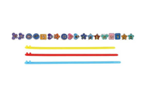 Maak je eigen Paw Patrol armband van metaal/plastic in doos 15x21x2,5cm