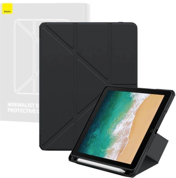 Beschermhoes Baseus Minimalist voor iPad Pro 9,7" zwart