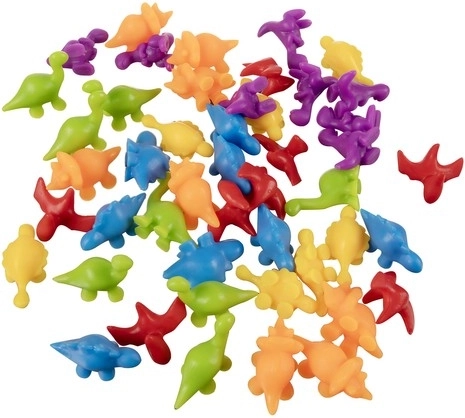 Veilige en kleurrijke dinosaurusfiguren