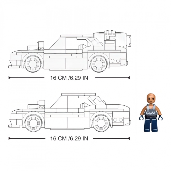 Sluban Model Bouwstenen M38-B1085 Straatraceauto 2v1