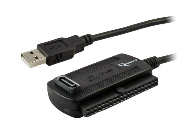 USB2.0 naar IDE/SATA/2,5'/3,5' adapter met voeding