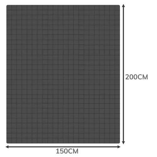 Gewichtsdeken 200x150cm 6kg Ruhhy 19533