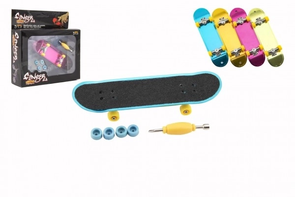 Schroefbare vinger skateboard met accessoires - 9 cm