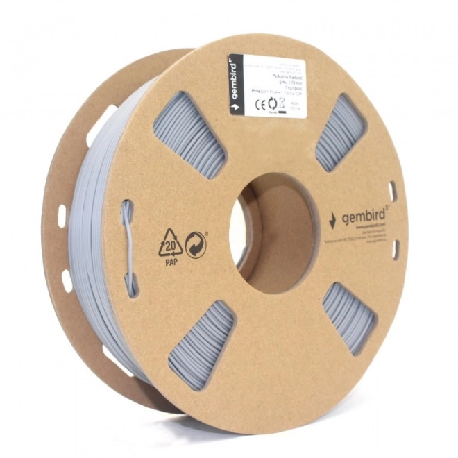 Filament voor 3D-printer PLA 1.75 mm grijs 1kg