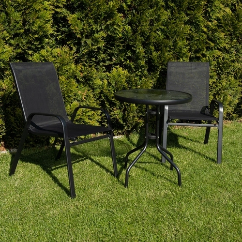 Tuinmetalen stoelen - set van 2 stuks