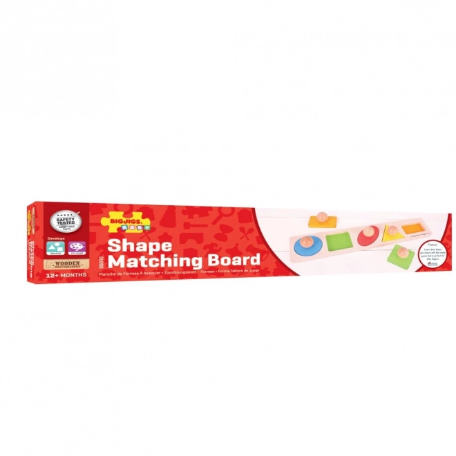Houten invoegpuzzel vormen Bigjigs Baby