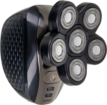 Gladde en snelle scheerbeurt met 6 roterende koppen