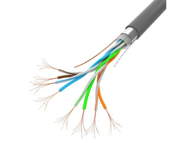 Netwerkkabel LAN FTP 100MB/S CCA 100M grijs