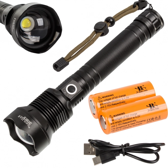 Militaire tactische zaklamp met Cree LED XHP90 Zoom Balong