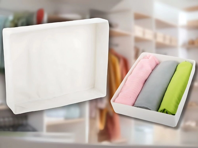 Witte universele organizer voor kledinglade