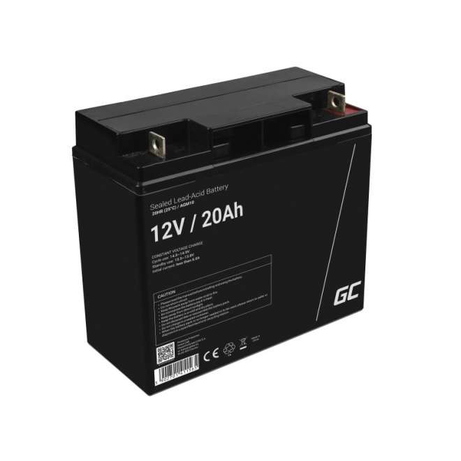 Oplaadbare AGM VRLA Green Cell AGM10 12V 20Ah batterij (voor grasmaaiers, boten, motoren, voertuigen)