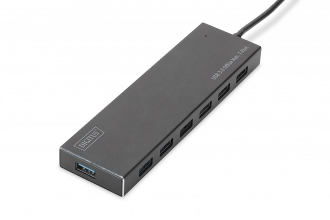 USB 3.0 hub 7-poorts, aluminium