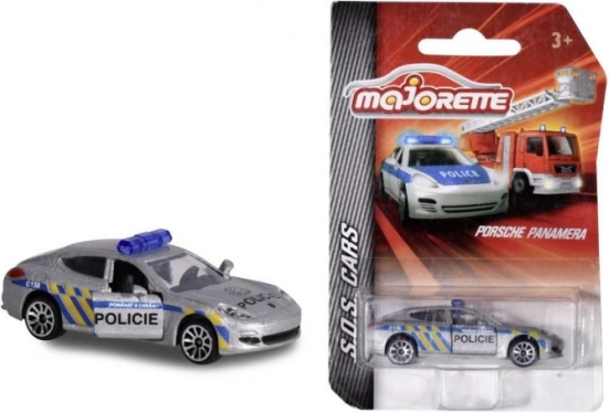 Metalen politieauto Tsjechische versie