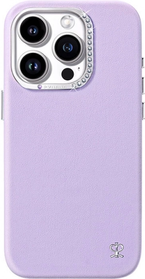 Sterrenhemel-hoesje Joyroom voor iPhone 15 Pro paars