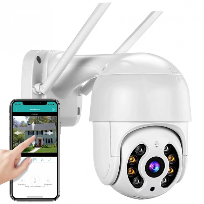 Buitenshuis slimme WiFi-camera Full HD met optische zoom