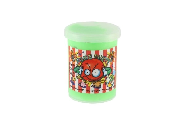 Sliz - massa 80g scheetend 6x5cm mix soorten 6 kleuren 24st in doos