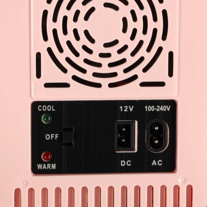 Elektrische draagbare mini-koelkast 2-in-1 roze 4L