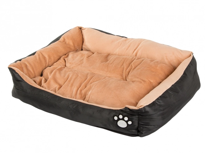 Pluche bed voor honden en katten met comfortabel kussen