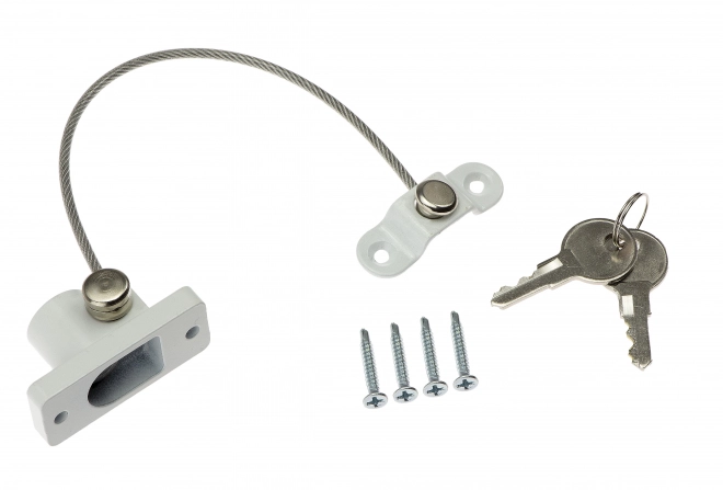 Veiligheidsslot voor ramen - wit