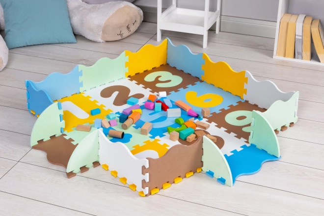 Educatieve schuimmat puzzelbox, speelmat voor kinderen