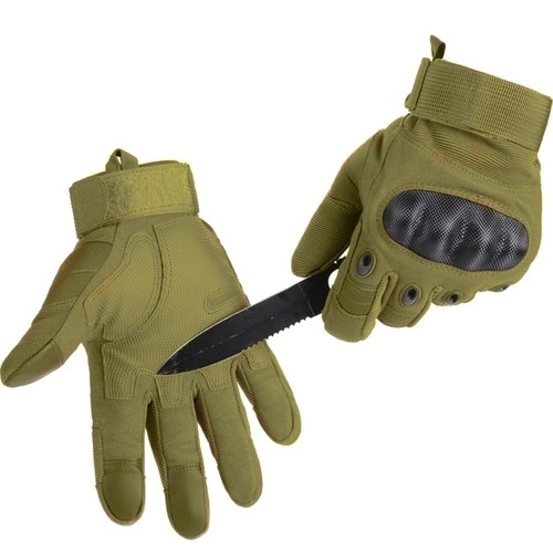 Tactische handschoenen L khaki Trizand 21771