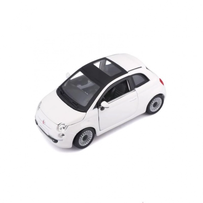 Bburago Fiat 500 modelauto 1:24 wit