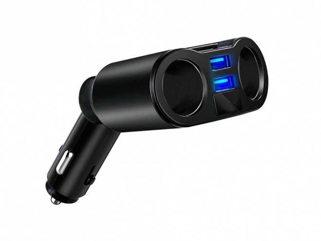 Aanstekerstopcontact met verdeler en USB-oplader