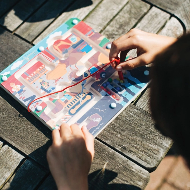 Bigjigs Toys Magnetisch Doolhof Bouwplaats