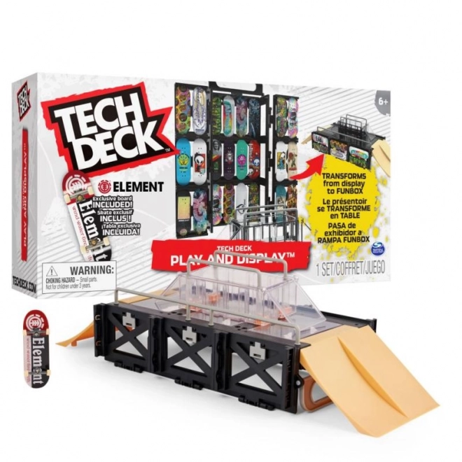 Tech Deck set met ramp