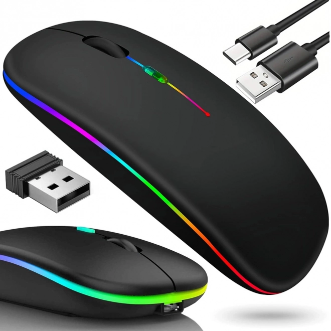 Slanke bluetooth muis 2,4 GHz voor pc en laptops