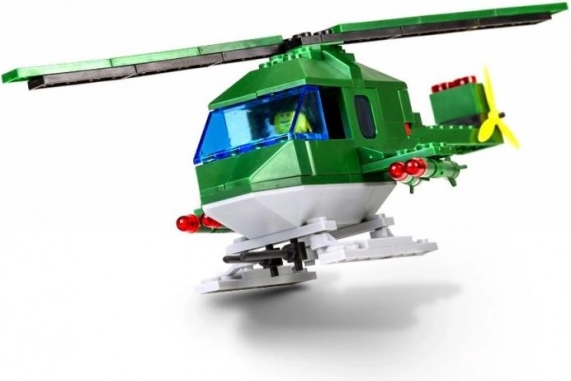 Cheva bouwset helikopter – gevechtsmodel met bemanning
