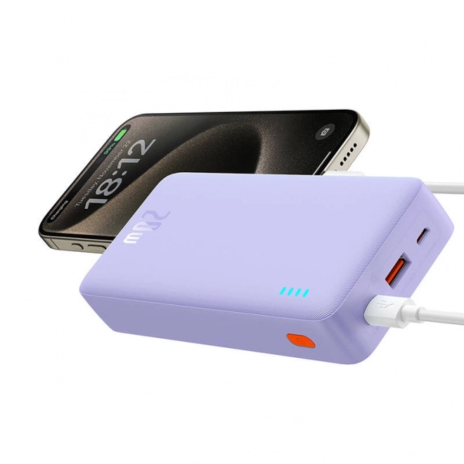 Baseus Airpow 20000mAh 20W powerbank (paars)
