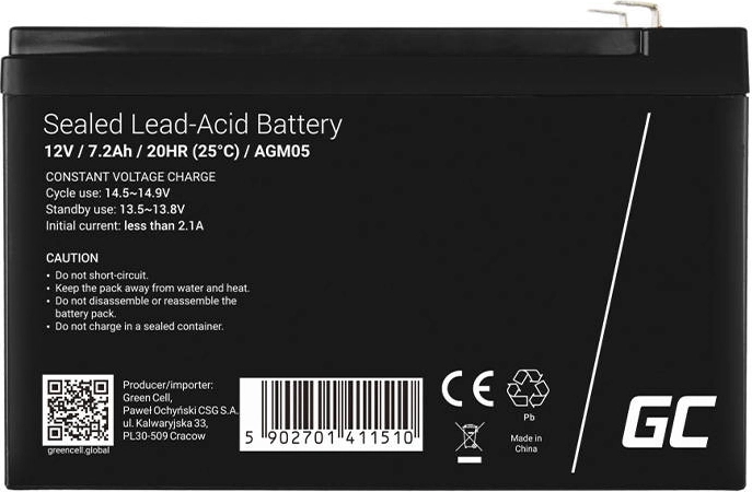 Ideaal voor cyclisch en stand-by gebruik