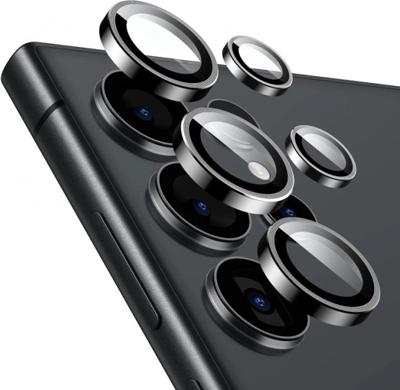 Beschermglas voor camer lens voor Samsung Galaxy S24 Ultra zwart