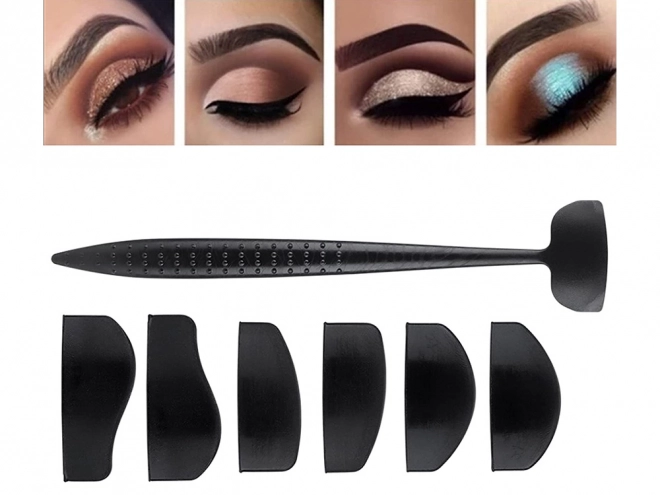 Set siliconen sjablonen voor eyeliner