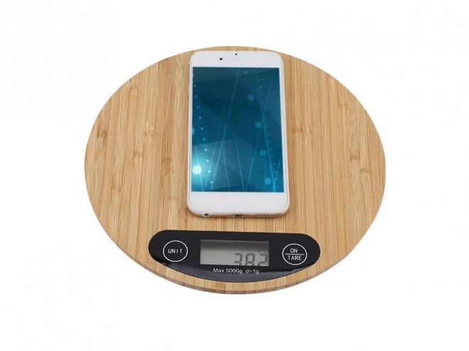 Digitale bamboe keukenweegschaal tot 5 kg