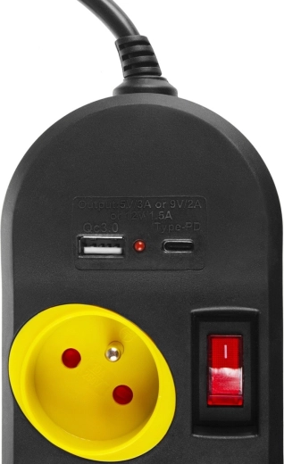Snel opladen via USB-A en USB‑C