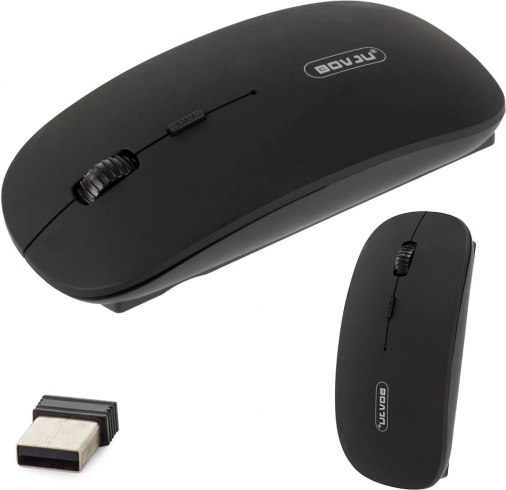 Draadloze optische muis slim 2,4 GHz – zwart