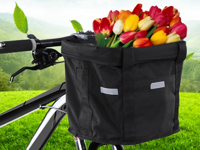 Metalen fietsmand met klik