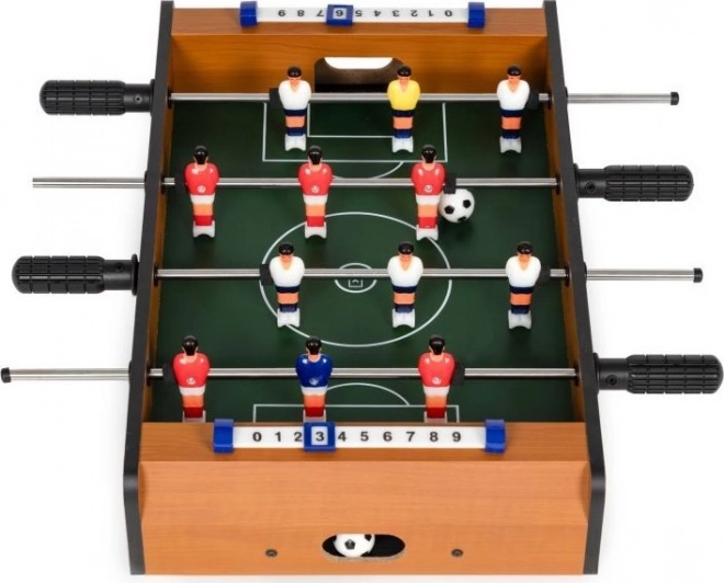 Mini houten tafelvoetbal voor kinderen