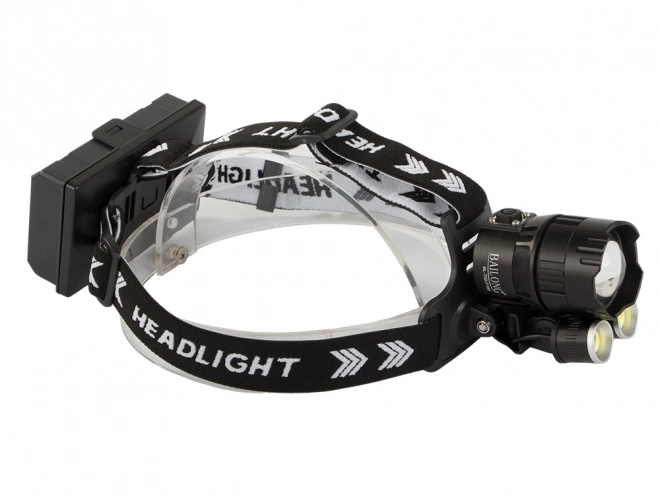 Professionele hoofdlamp Bailong met LED CREE XHP160 en powerbankfunctie