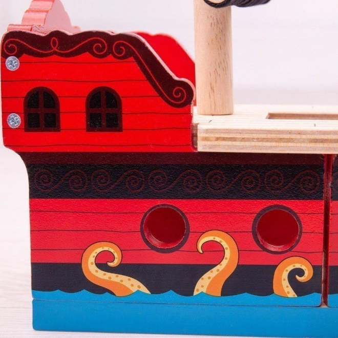 Piraten Galjoen Bigjigs Rail