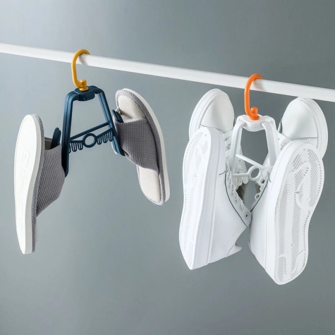 Dubbele schoenen droogrek - groen