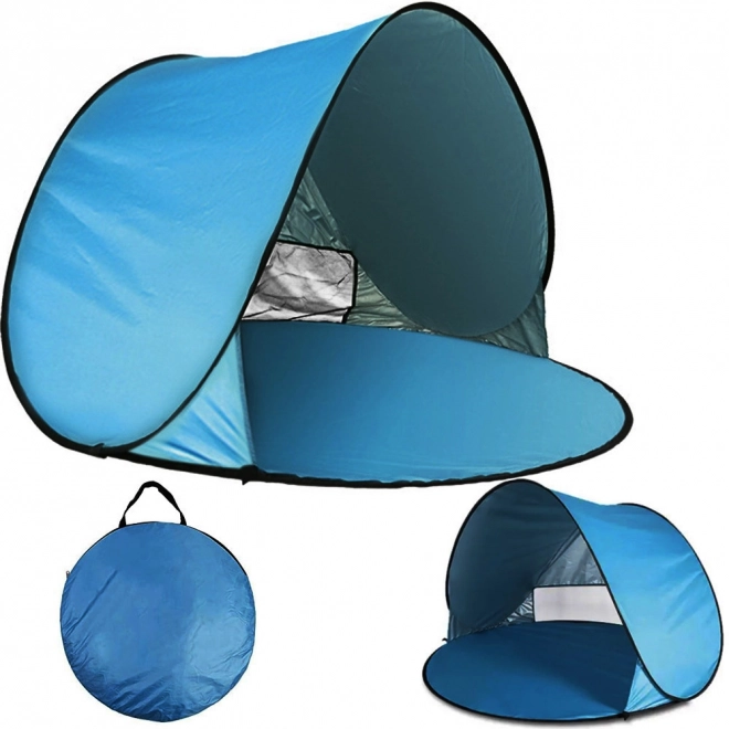Zelfuitvouwende strandtent met UV-bescherming