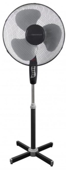 Staande ventilator Hurricane zwart-grijs