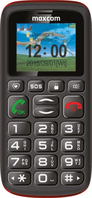 Poliphone-telefoon met grote knoppen