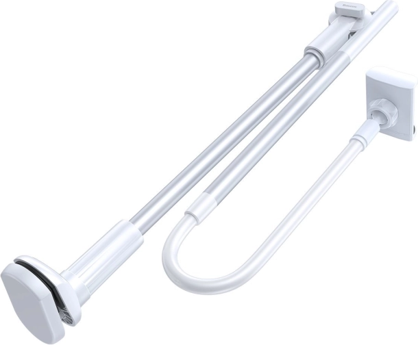 Baseus flexibele telefoon- en tablethouder met klem – zilver