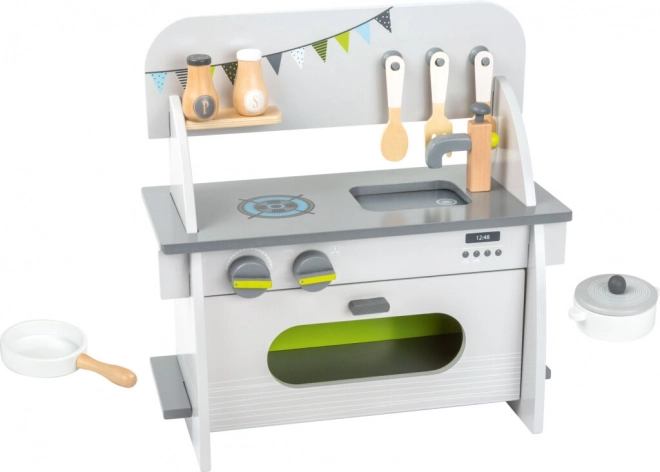 Houten keuken voor kinderen Compact