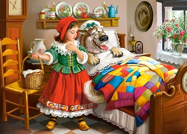 Puzzel 120 stukjes – Roodkapje